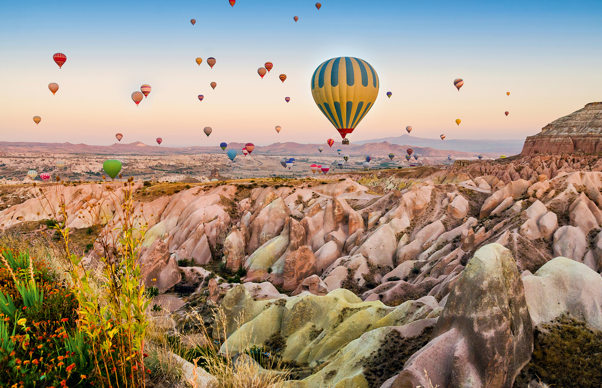 Ballonfahrt in der Türkei
